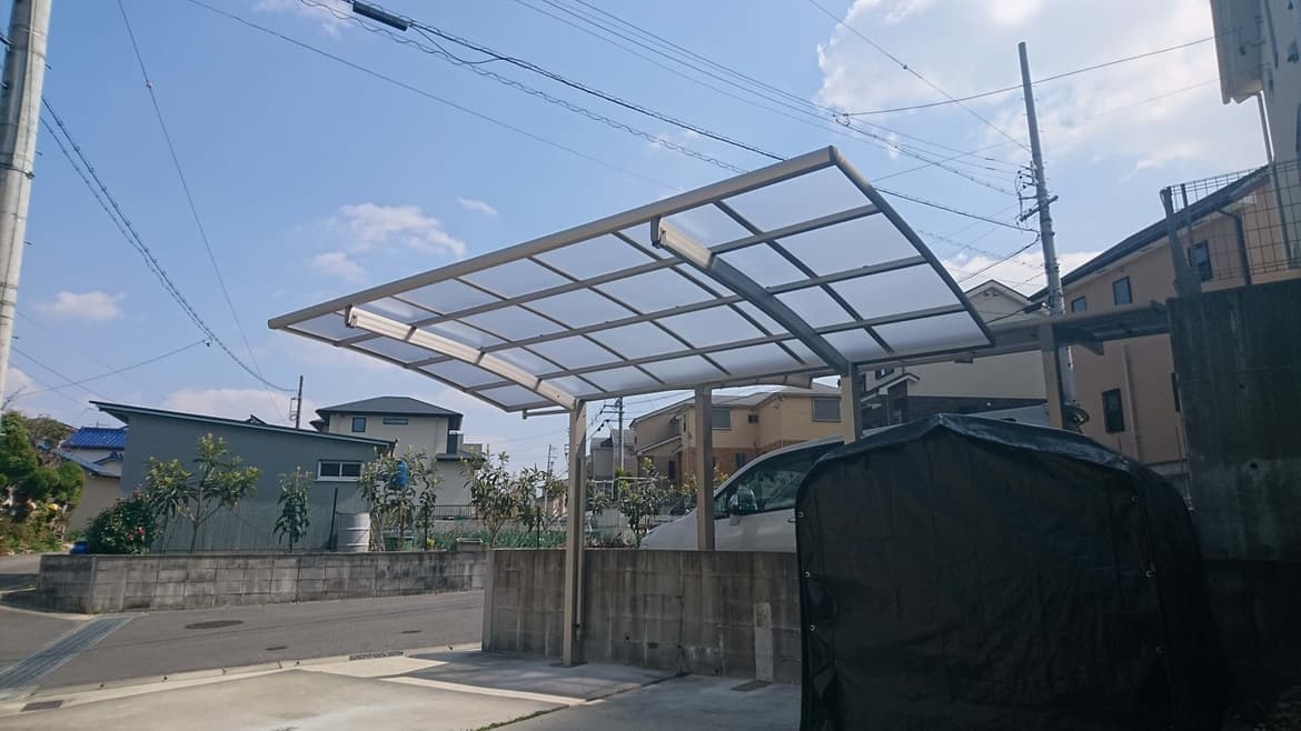 カーポート新設工事 東郷町 | カーポート修理ならエクステリアの窓口東郷町