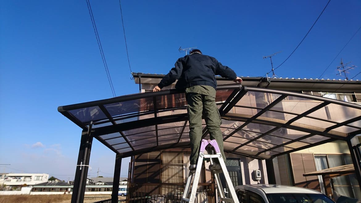 カーポートパネル修理 東郷町 | カーポート修理ならエクステリアの窓口東郷町