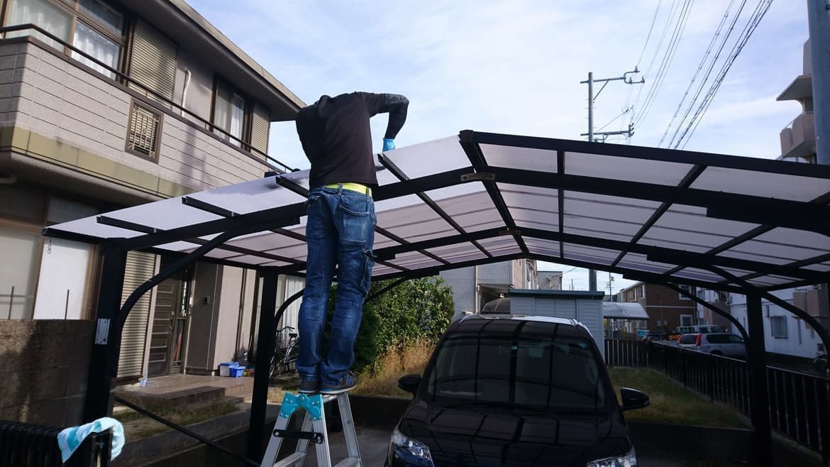 カーポート波板交換 東郷町 | カーポート修理ならエクステリアの窓口東郷町