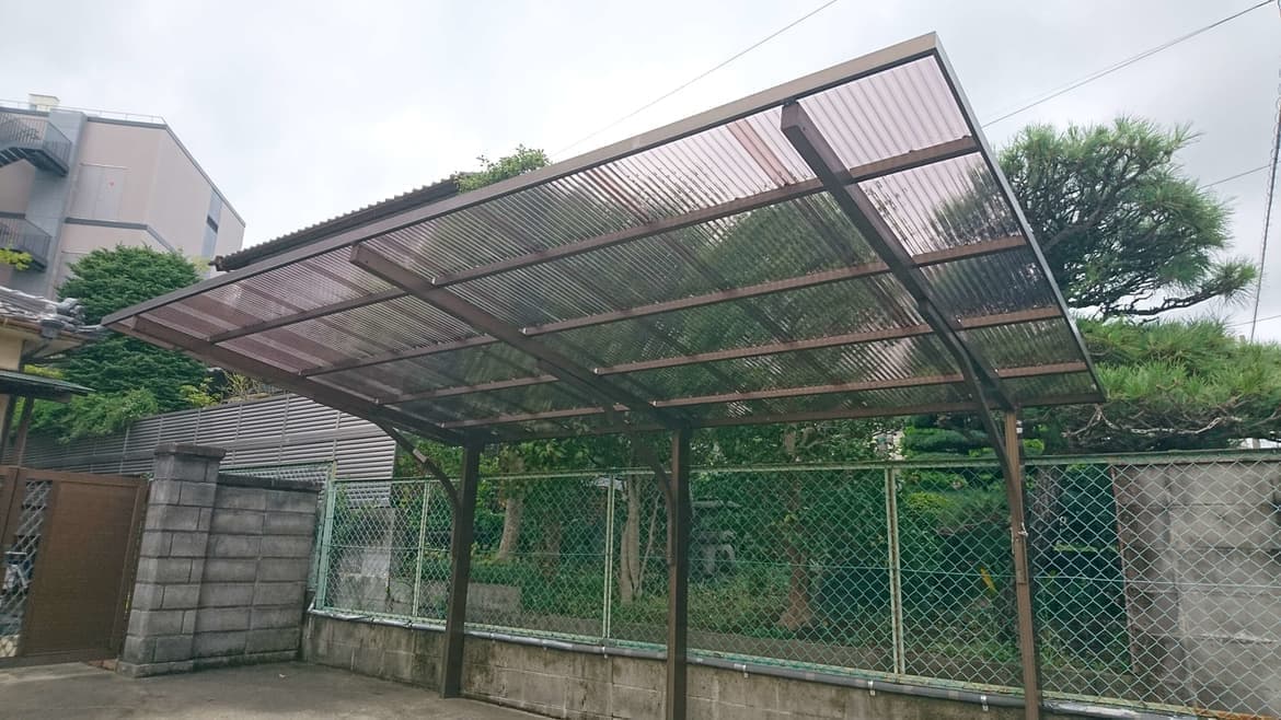 カーポート波板補修 東郷町 | カーポート修理ならエクステリアの窓口東郷町
