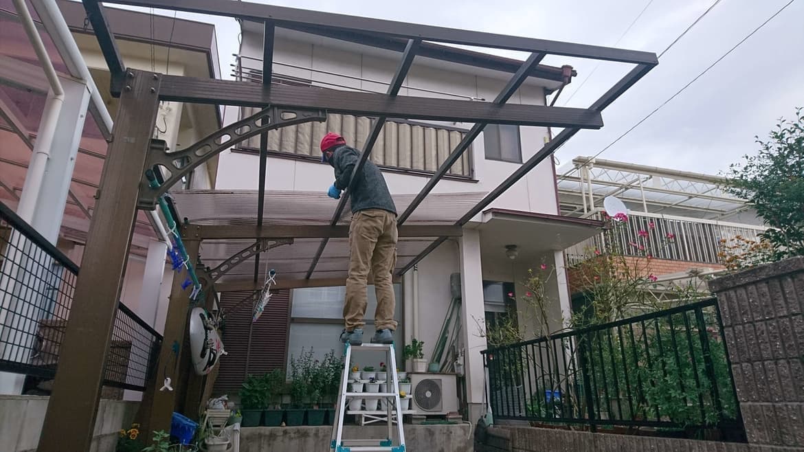 カーポート波板修理 東郷町 | カーポート修理ならエクステリアの窓口東郷町