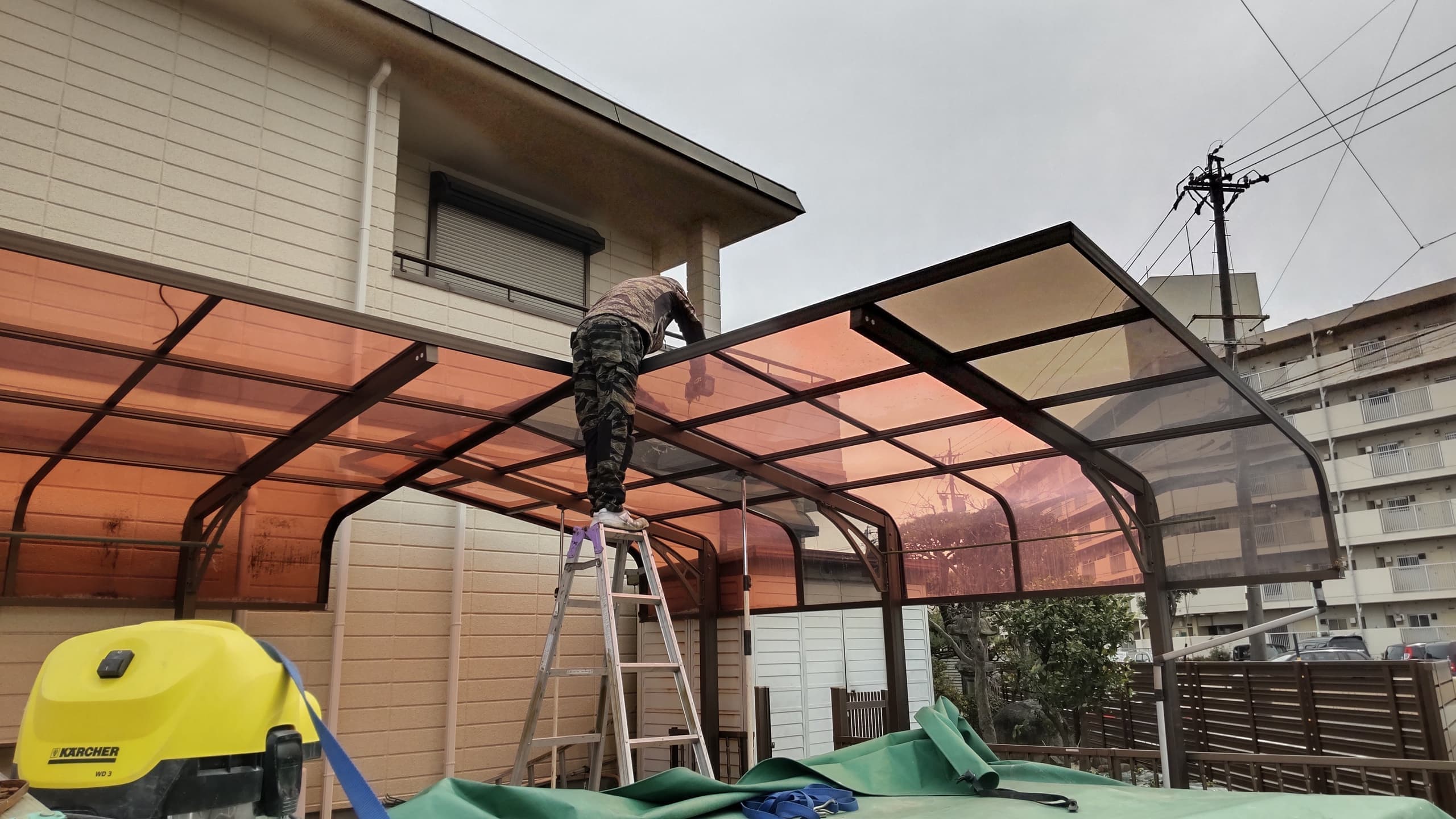 カーポートパネル交換 東郷町 | カーポート交換ならエクステリアの窓口東郷町